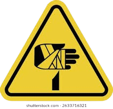 All cuts must be covered with a suitable plaster